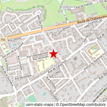 Carte de « Espace Quinière – Rosa-Parks » sur OpenStreetMap