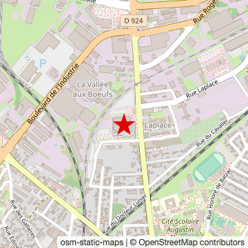 Carte de « Jeu de Paume » sur OpenStreetMap