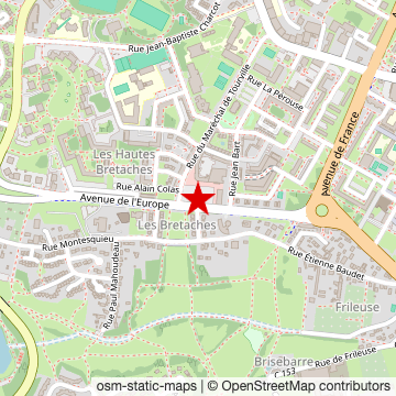 Carte de « Place Lorjou » sur OpenStreetMap