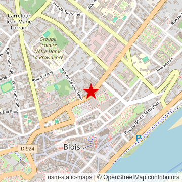 Carte de « Cinéma Les Lobis » sur OpenStreetMap