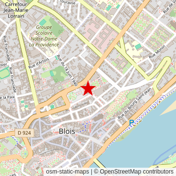 Carte de « Halle aux grains » sur OpenStreetMap