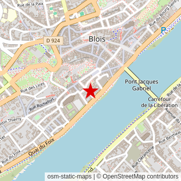 Carte de « Maison de la bd » sur OpenStreetMap