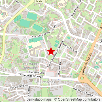 Carte de « Médiathèque Maurice-Genevoix » sur OpenStreetMap